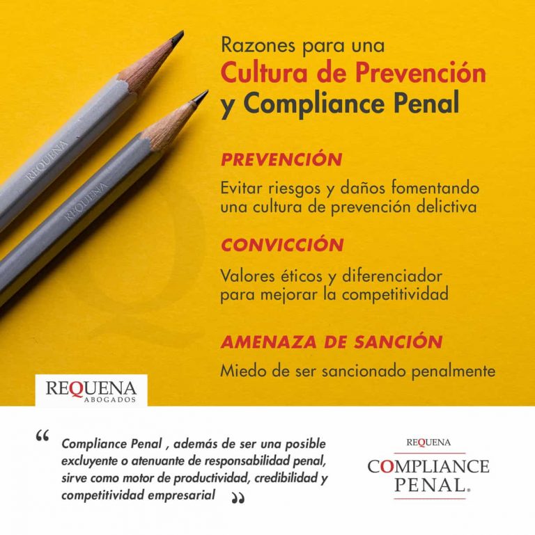 Cultura de Prevención y Compliance Penal | Carlos Requena | #Compliance #CompliancePenal #Cumplimiento #Empresas #Legalidad #Regulatorio