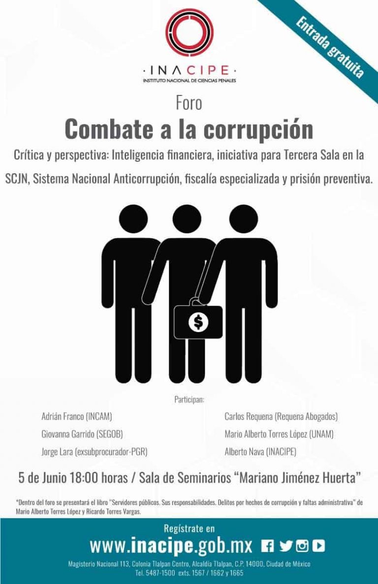 Foro Combate a la Corrupción – INACIPE – Abogado Carlos Requena